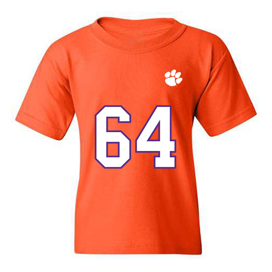 Clemson - NCAA Football : Grant Wise - Replica Shersey Youth T-Shirt-0