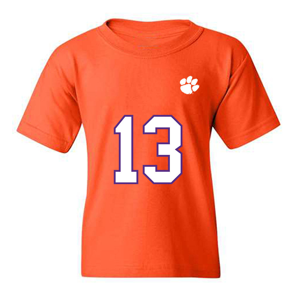 Clemson - NCAA Football : Will Heldt - Replica Shersey Youth T-Shirt-0