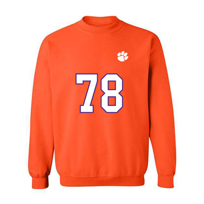 Clemson - NCAA Football : Carter Scruggs - Replica Shersey Crewneck Sweatshirt-0