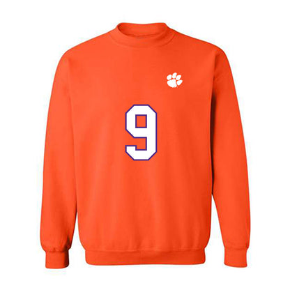 Clemson - NCAA Football : Drew Woodaz - Replica Shersey Crewneck Sweatshirt-0
