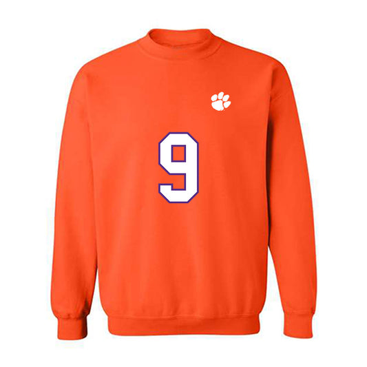 Clemson - NCAA Football : Drew Woodaz - Replica Shersey Crewneck Sweatshirt-0