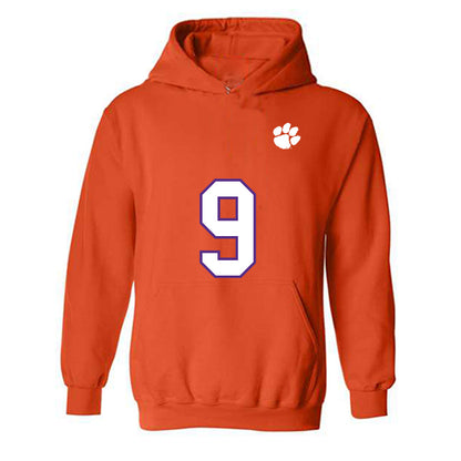 Clemson - NCAA Football : Gideon Davidson - Replica Shersey Hooded Sweatshirt-0