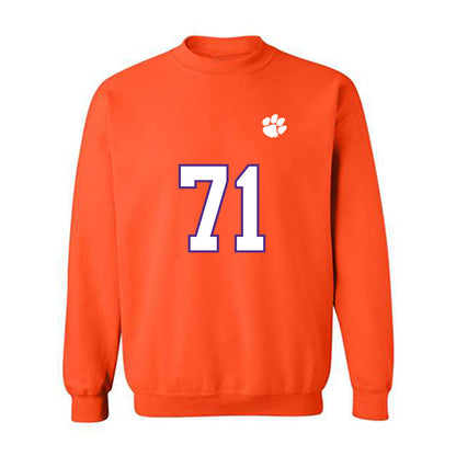 Clemson - NCAA Football : Leo Delaney - Replica Shersey Crewneck Sweatshirt-0