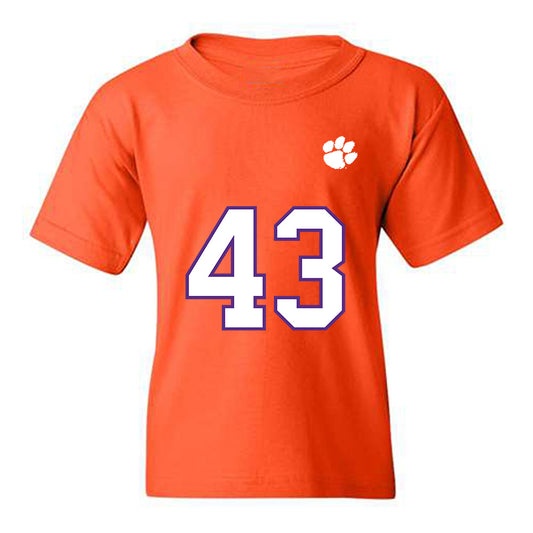 Clemson - NCAA Football : JR Buckner - Replica Shersey Youth T-Shirt-0