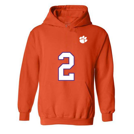 Clemson - NCAA Football : Tait Reynolds - Replica Shersey Hooded Sweatshirt-0
