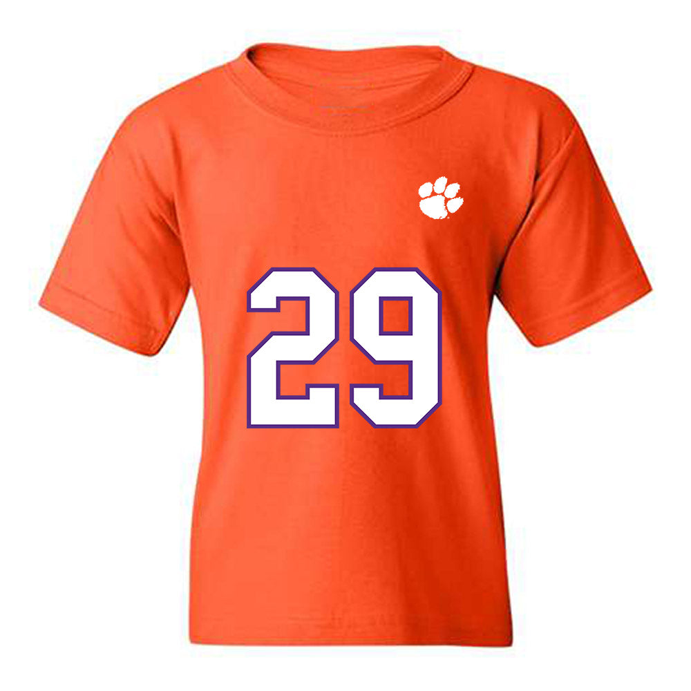 Clemson - NCAA Football : Chase Byrd - Replica Shersey Youth T-Shirt-0