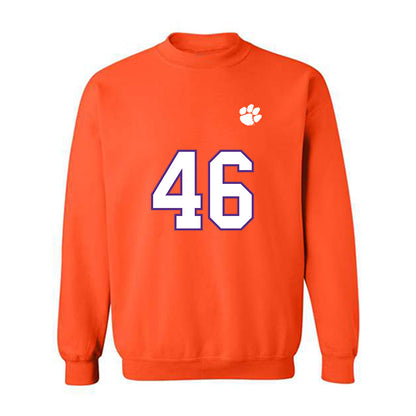 Clemson - NCAA Football : Jackson Reach - Replica Shersey Crewneck Sweatshirt-0