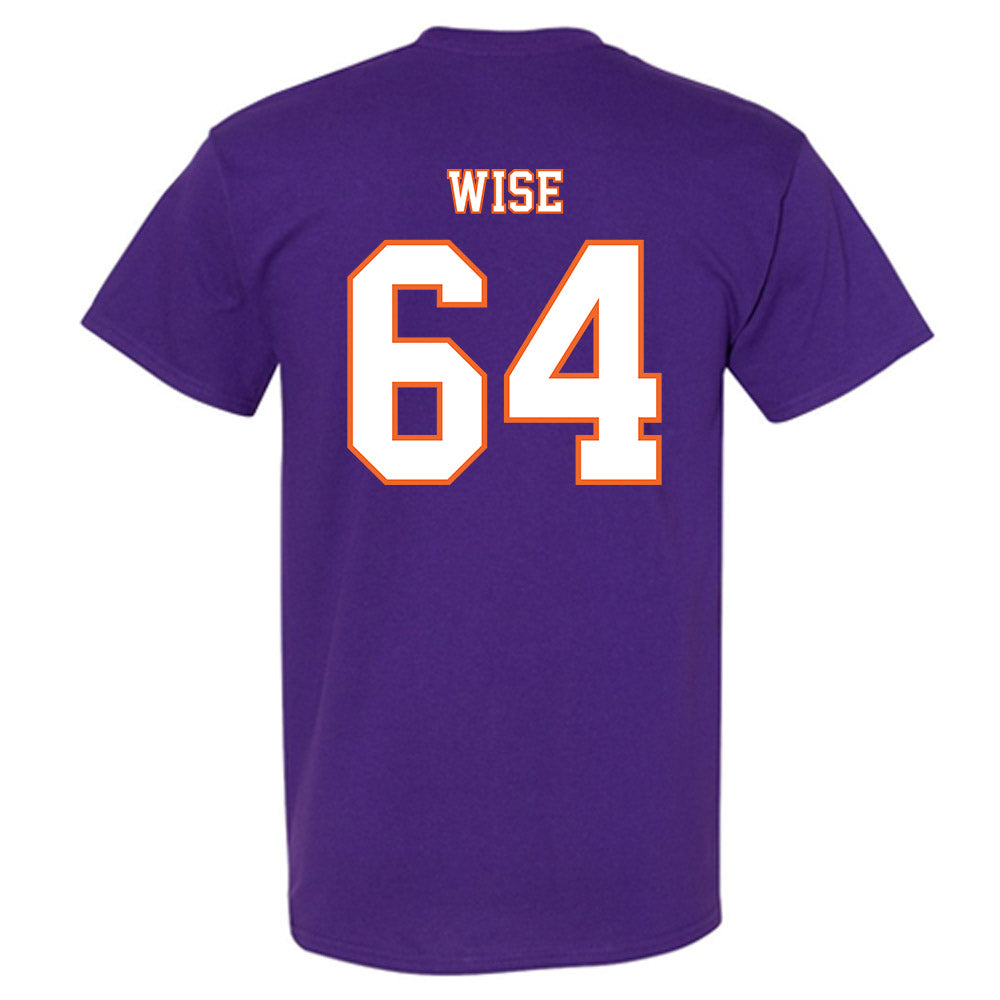 Clemson - NCAA Football : Grant Wise - Replica Shersey T-Shirt-1