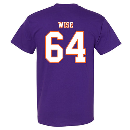 Clemson - NCAA Football : Grant Wise - Replica Shersey T-Shirt-1