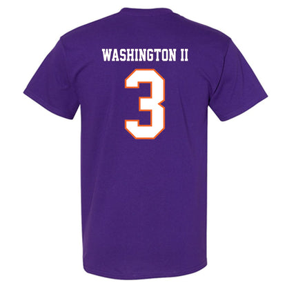 Clemson - NCAA Football : Elliot Washington II - Replica Shersey T-Shirt-1