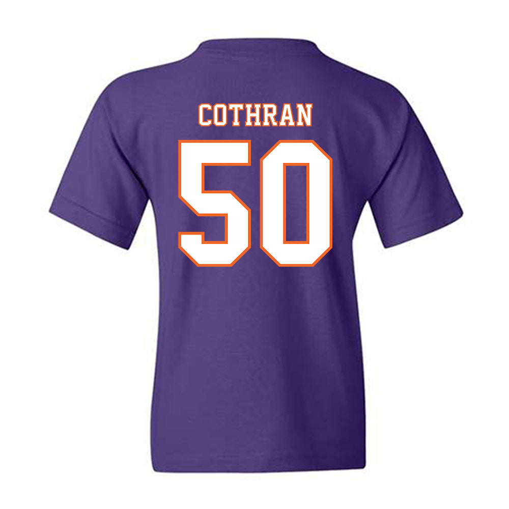 Clemson - NCAA Football : Fletcher Cothran - Replica Shersey Youth T-Shirt-1