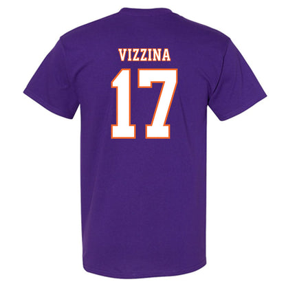 Clemson - NCAA Football : Christopher Vizzina - Replica Shersey T-Shirt-1