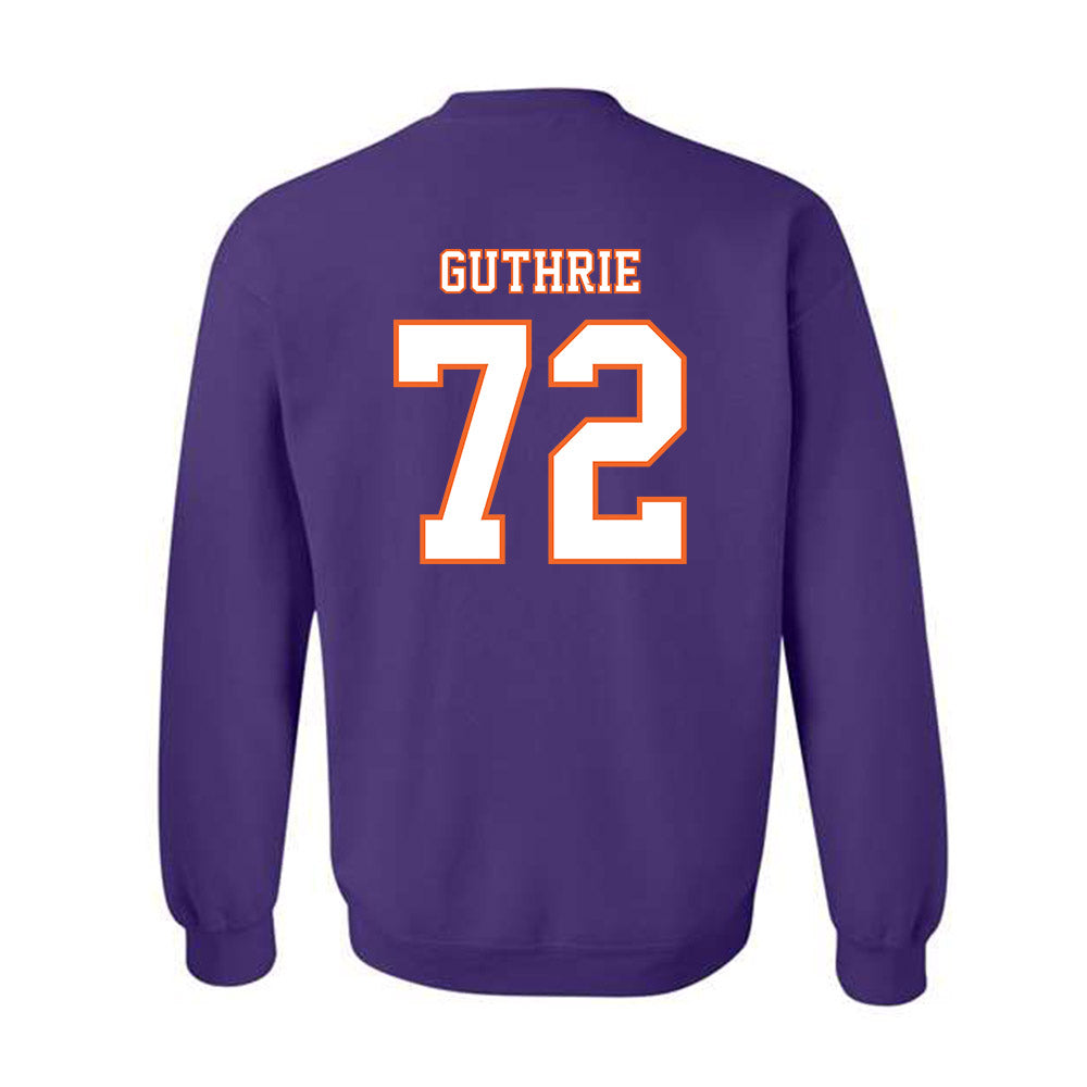 Clemson - NCAA Football : Adam Guthrie - Replica Shersey Crewneck Sweatshirt-1