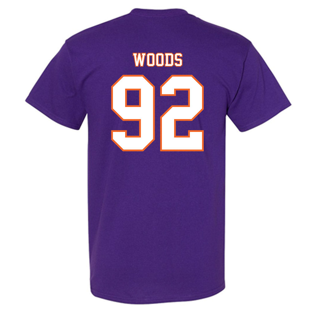 Clemson - NCAA Football : Davarrick Woods - Replica Shersey T-Shirt-1