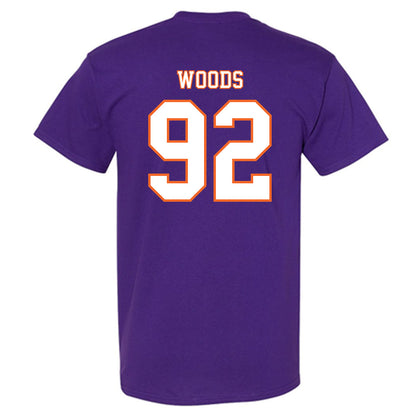 Clemson - NCAA Football : Davarrick Woods - Replica Shersey T-Shirt-1