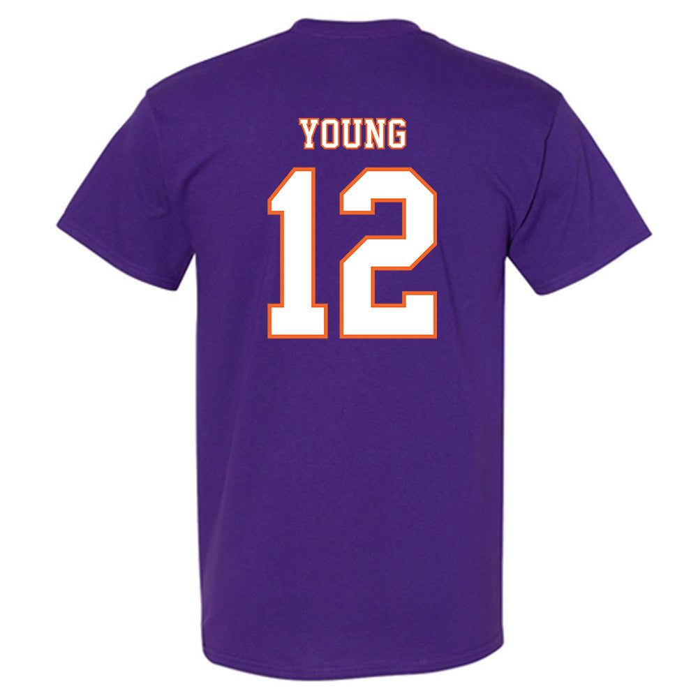 Clemson - NCAA Football : Shavar Young - Replica Shersey T-Shirt-1