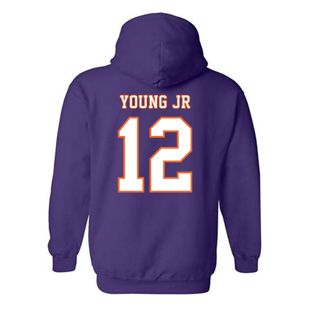 Clemson - NCAA Football : Shavar Young Jr - Replica Shersey Hooded Sweatshirt-1