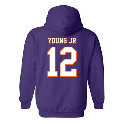 Clemson - NCAA Football : Shavar Young Jr - Replica Shersey Hooded Sweatshirt-1