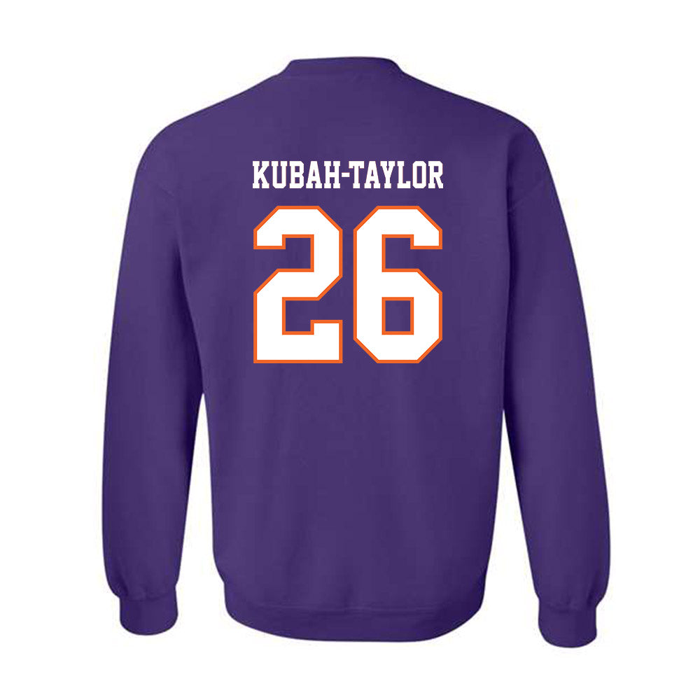 Clemson - NCAA Football : C.J. Kubah-Taylor - Replica Shersey Crewneck Sweatshirt-1