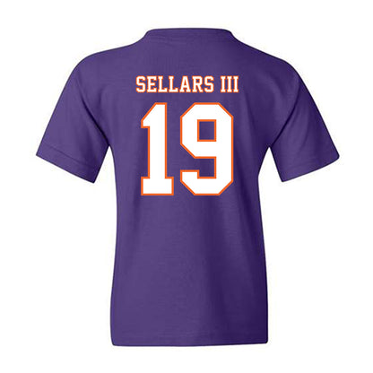 Clemson - NCAA Football : Gordon Sellars III - Replica Shersey Youth T-Shirt-1