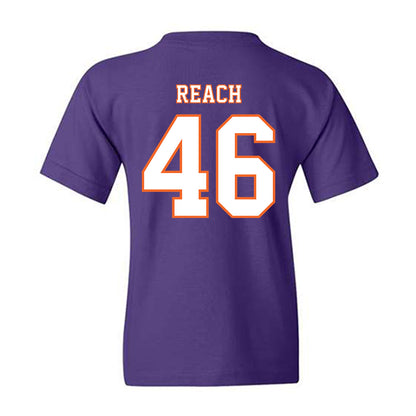 Clemson - NCAA Football : Jackson Reach - Replica Shersey Youth T-Shirt-1