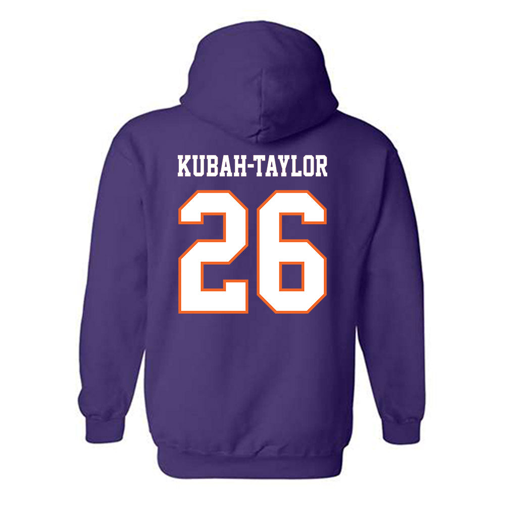 Clemson - NCAA Football : C.J. Kubah-Taylor - Replica Shersey Hooded Sweatshirt-1