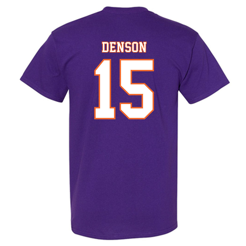 Clemson - NCAA Football : Chris Denson - Replica Shersey T-Shirt-1