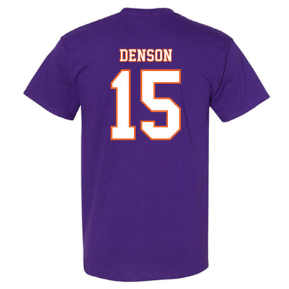 Clemson - NCAA Football : Chris Denson - Replica Shersey T-Shirt-1