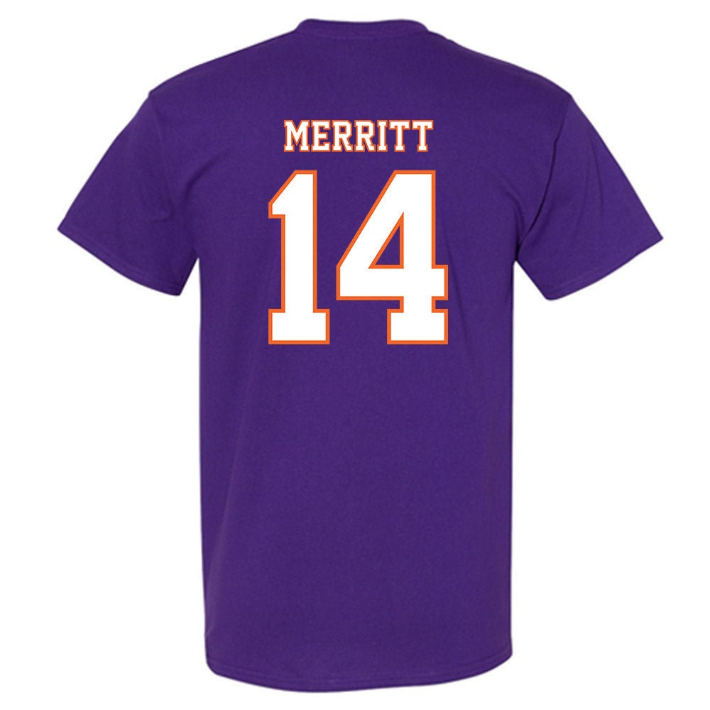Clemson - NCAA Football : London Merritt - Replica Shersey T-Shirt-1