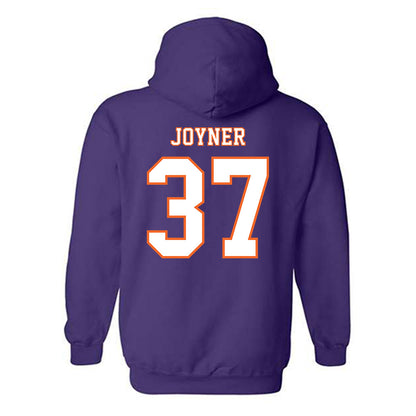 Clemson - NCAA Football : Davion Joyner - Replica Shersey Hooded Sweatshirt-1