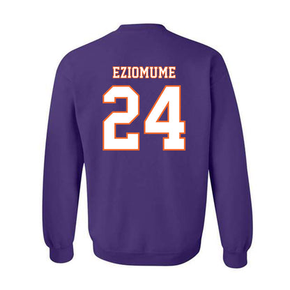 Clemson - NCAA Football : David Eziomume - Replica Shersey Crewneck Sweatshirt-1