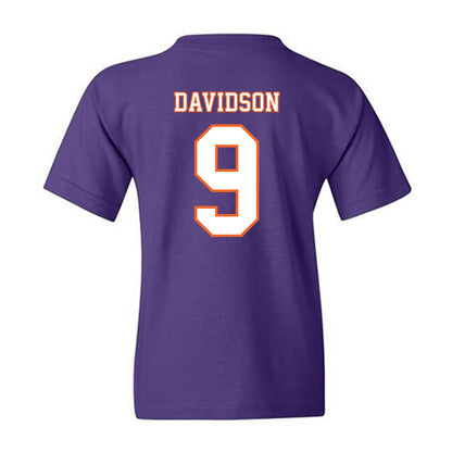 Clemson - NCAA Football : Gideon Davidson - Replica Shersey Youth T-Shirt-1