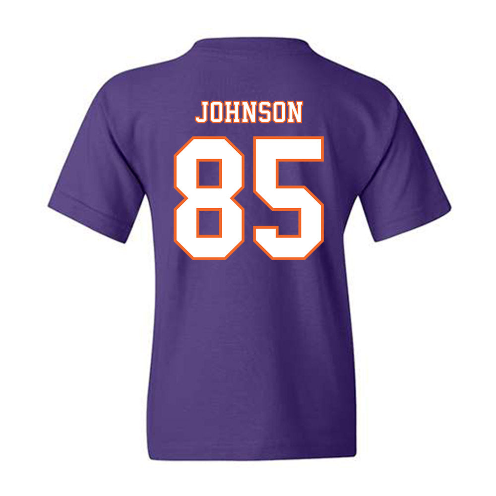 Clemson - NCAA Football : Charlie Johnson - Replica Shersey Youth T-Shirt-1