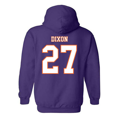 Clemson - NCAA Football : Noah Dixon - Replica Shersey Hooded Sweatshirt-1