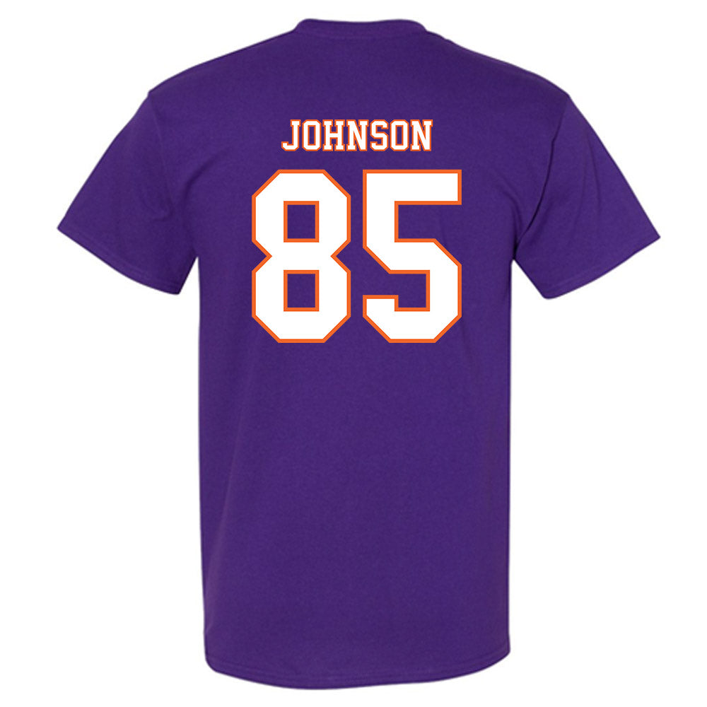 Clemson - NCAA Football : Charlie Johnson - Replica Shersey T-Shirt-1