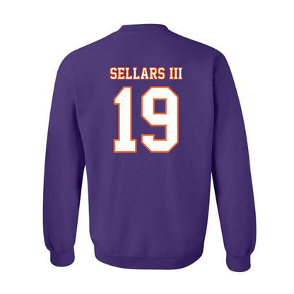Clemson - NCAA Football : Gordon Sellars III - Replica Shersey Crewneck Sweatshirt-1