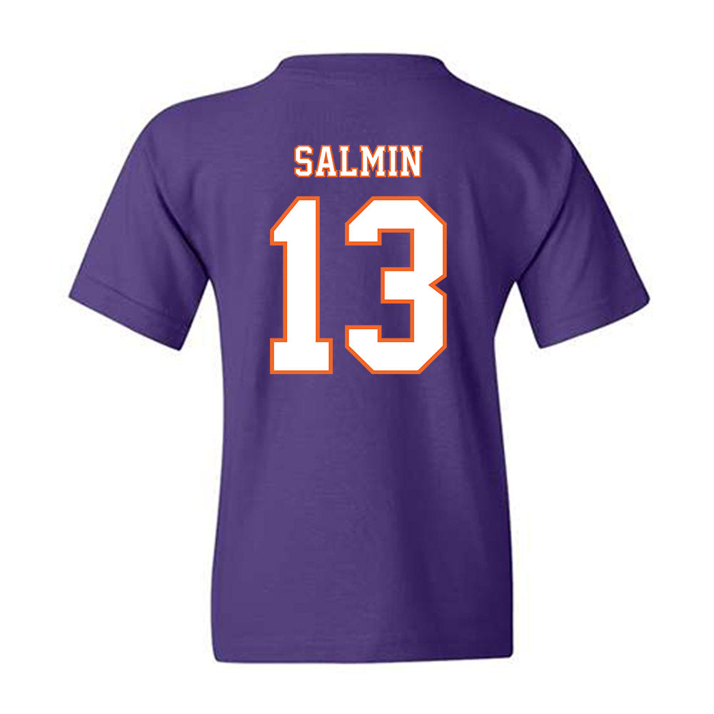 Clemson - NCAA Football : Connor Salmin - Replica Shersey Youth T-Shirt-1