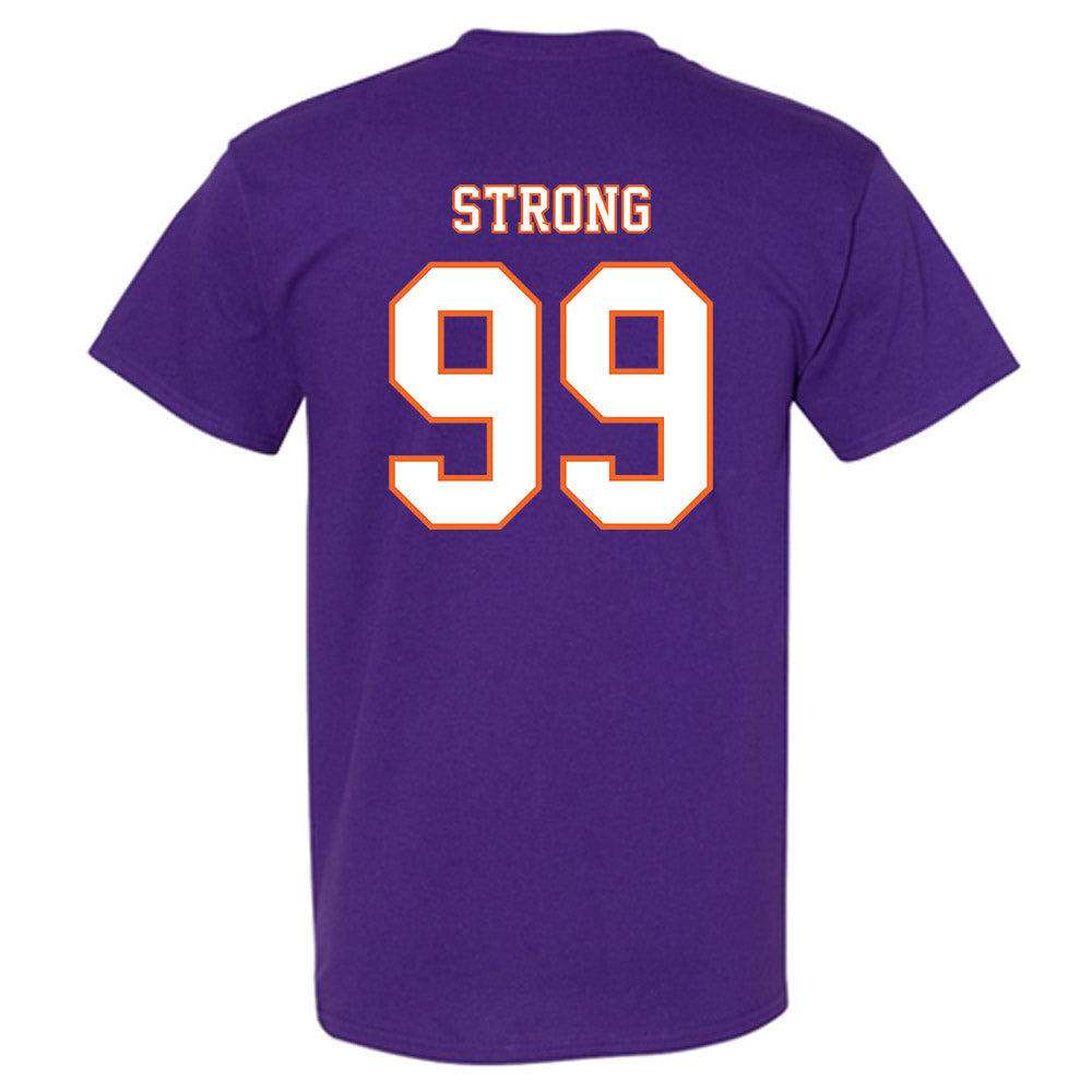 Clemson - NCAA Football : Markus Strong - Replica Shersey T-Shirt-1