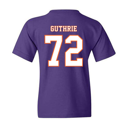 Clemson - NCAA Football : Adam Guthrie - Replica Shersey Youth T-Shirt-1