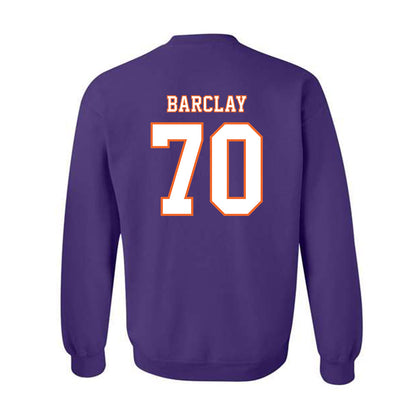 Clemson - NCAA Football : Chancellor Barclay - Replica Shersey Crewneck Sweatshirt-1