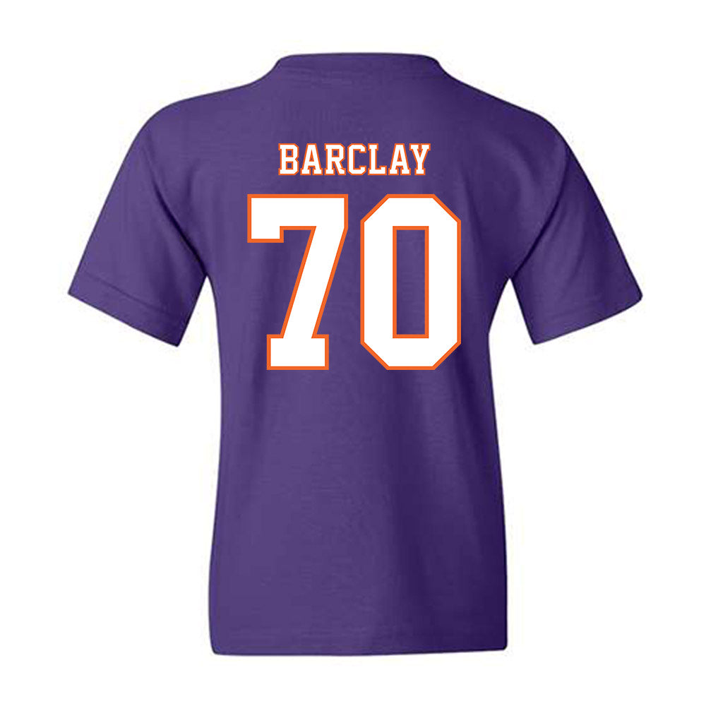 Clemson - NCAA Football : Chancellor Barclay - Replica Shersey Youth T-Shirt-1