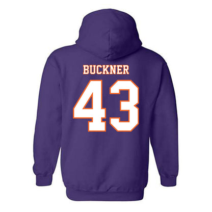 Clemson - NCAA Football : J.R. Buckner - Replica Shersey Hooded Sweatshirt-1