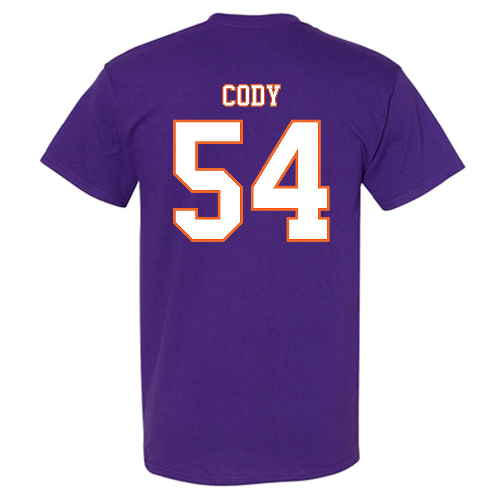Clemson - NCAA Football : Kam Cody - Replica Shersey T-Shirt-1