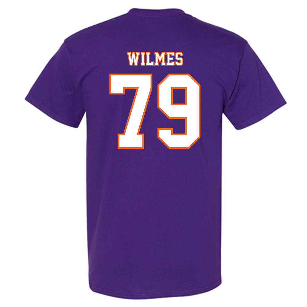 Clemson - NCAA Football : Braden Wilmes - Replica Shersey T-Shirt-1