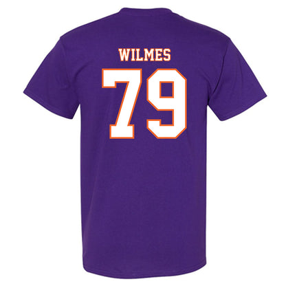 Clemson - NCAA Football : Braden Wilmes - Replica Shersey T-Shirt-1