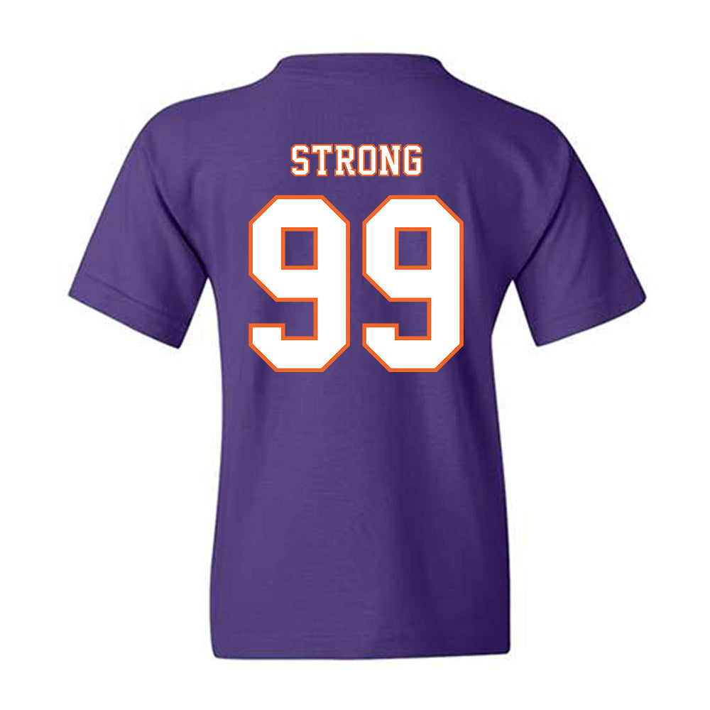 Clemson - NCAA Football : Markus Strong - Replica Shersey Youth T-Shirt-1