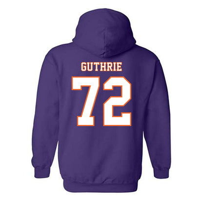 Clemson - NCAA Football : Adam Guthrie - Replica Shersey Hooded Sweatshirt-1