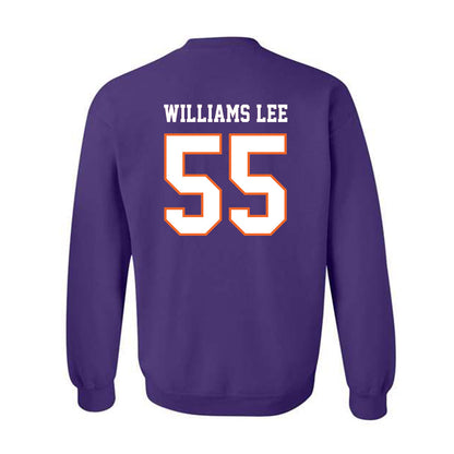 Clemson - NCAA Football : Makhi Williams Lee - Replica Shersey Crewneck Sweatshirt-1