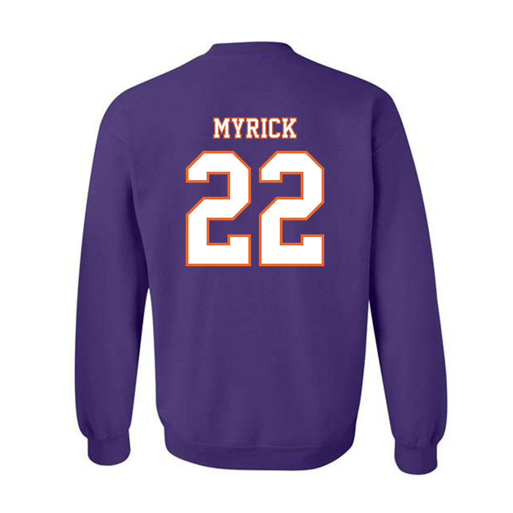 Clemson - NCAA Football : Corey Myrick - Replica Shersey Crewneck Sweatshirt-1