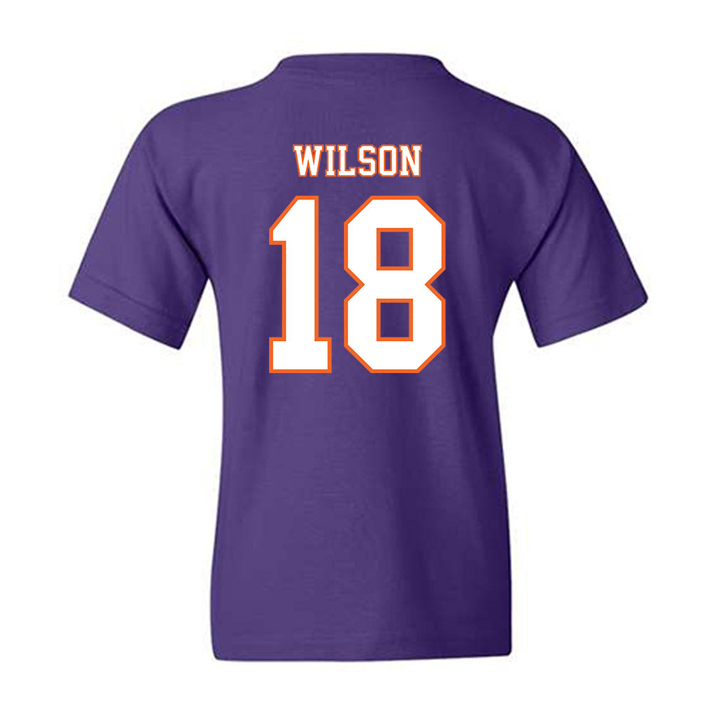 Clemson - NCAA Football : Tayveon Wilson - Replica Shersey Youth T-Shirt-1